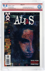 "ALIAS" #1 NOVEMBER 2001 CBCS VERIFIED SIGNATURE 9.4 NM.