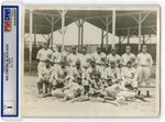 1925 BALTIMORE BLACK SOX NEGRO LEAGUE TEAM PHOTO WITH JUD WILSON & PETE HILL- PSA/DNA TYPE 1.