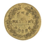 ONE OF THE FIRST CAMPAIGN MEDALETS FROM 1824 FOR ANDREW JACKSON.