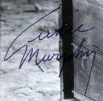 AUDIE MURPHY & JAMES STEWART SIGNED PHOTO DISPLAY.