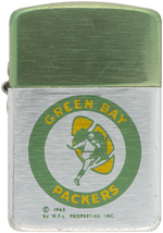 GREEN BAY PACKERS ASHTRAY & LIGHTER.