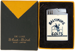 "BALTIMORE COLTS" BOXED MUSICAL LIGHTER.