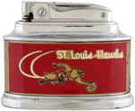 "ST. LOUIS HAWKS" PRESENTATION TABLE LIGHTER.