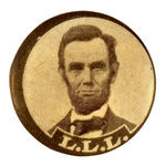 LINCOLN PHOTO BUTTON CIRCA 1912 ISSUED BY TEMPERANCE GROUP LINCOLN-LEE LEGION.