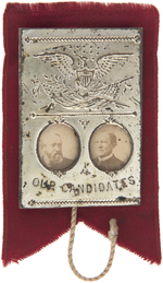 UNLISTED LARGE MECHANICAL HARRISON/MORTON JUGATE PIN-BACK.