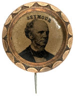 “SEYMOUR” UNLISTED FERROTYPE PIN.