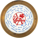 NEW YORK YANKEES & BALLANTINE BEER COASTER SET.