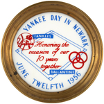 NEW YORK YANKEES & BALLANTINE BEER COASTER SET.