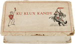 KU KLUX KLAN LOGO BOX THAT HELD "KU KLUX KANDY" C. EARLY 1920s.