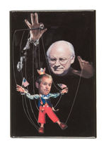 CHENEY THE MANIPULATOR 2004 BUTTON.