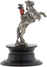 LONE RANGER "DELL WESTON" MINIATURE STERLING SILVER FIGURE.