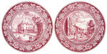 NYWF 1939 WASHINGTON INAUGURATION/WEDGWOOD CHINA PLATES.