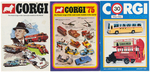 "CORGI' EXTENSIVE LOT OF CATALOGS, SALES SHEETS & MORE.