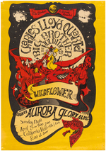 BIG BROTHER & THE HOLDING COMPANY CALIFORNIA HALL CONCERT POSTER.