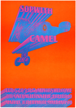 NEON ROSE NO. 5 CONCERT POSTER FEATURING SOPWITH CAMEL.