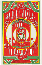 QUICKSILVER MESSENGER SERVICE & BIG BROTHER AND THE HOLDING CO. WINTERLAND CHRISTMAS CONCERT POSTER.