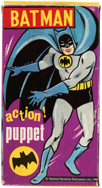 "BATMAN ACTION PUPPET" BOXED MARIONETTE.