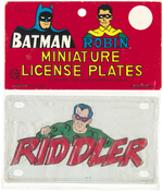 RIDDLER MARX MINIATURE LICENSE PLATE.