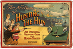 WORLD WAR I "HUNTING THE HUN" RARE BOXED TARGET GAME.