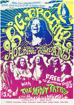 BIG BROTHER & THE HOLDING COMPANY 1968 SELLAND ARENA CONCERT HANDBILL.