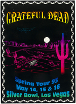 THE GRATEFUL DEAD 1990s CONCERT POSTER PAIR.