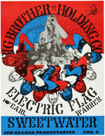 BIG BROTHER & THE HOLDING COMPANY 1968 JIM SALZER CONCERT POSTER.