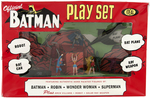 "IDEAL OFFICIAL BATMAN PLAY SET" BOXED LIMITED EDITION 1995 REPRODUCTION SET.