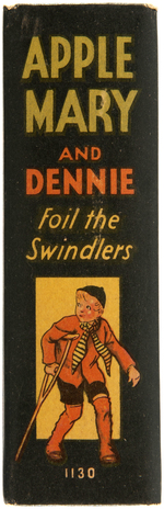 "APPLE MARY AND DENNIE FOIL THE SWINDLERS" FILE COPY BLB.