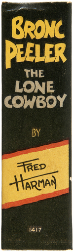 "BRONC PEELER - THE LONE COWBOY" FILE COPY BLB.