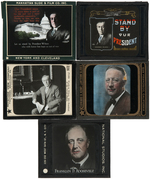 STEREOVIEWS AND GLASS SLIDES FROM WILSON, SMITH AND FRANKLIN D. ROOSEVELT.