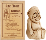 TAFT "I AM A BIG STICK ARTIST TOO" BILLIKEN STYLE TERRA COTTA FIGURE IN ORIGINAL BOX.