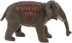 "LAND-ON ROOSEVELT 1936" ALF LANDON CAST IRON FIGURAL ELEPHANT.