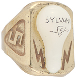 BUCK ROGERS "SYLVANIA" TV LIGHT BULB GLOWING RING.