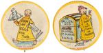 YELLOW KID SCARCE BUTTONS #63-64.