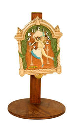 "STREETS OF PARIS"/SALLY RAND 1934 WORLD'S FAIR CLOCK.