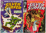 SILVER SURFER VOLUME 1 ISSUES #2, 3, 5-18 NEAR COMPLETE RUN.