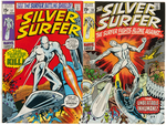 SILVER SURFER VOLUME 1 ISSUES #2, 3, 5-18 NEAR COMPLETE RUN.