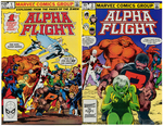 ALPHA FLIGHT ISSUES #1-76, ANNUALS #1-2 RUN.