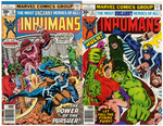 THE INHUMANS ISSUES #1-12 FULL RUN.