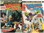 HOWARD THE DUCK ISSUES #1-12, 14-31, ANN. #1 AND MAGAZINE #1-9 RUN.