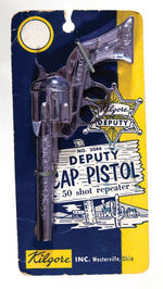 "DEPUTY CAP PISTOL" ON CARD BY KILGORE.