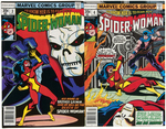 THE SPIDER-WOMAN ISSUES #2-50 NEAR COMPLETE RUN.