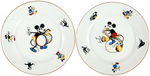 MICKEY MOUSE & FRIENDS BAVARIAN CHINA PLATE LOT.