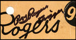 "THE OFFICIAL ROY ROGERS AND TRIGGER" HARTLAND FIGURE IN AUTOGRAPHED ORIGINAL PACKAGING.