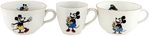 MICKEY MOUSE & FRIENDS BAVARIAN CHINA CUP & SAUCER LOT.