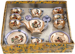 MICKEY & MINNIE MOUSE BOXED JAPANESE CHINA CHILD'S TEA SET.