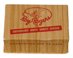 "ROY ROGERS EXPANSION BAND WRIST WATCH" BOXED.