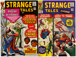 STRANGE TALES WITH THE HUMAN TORCH/DR. STRANGE LOT OF 17 ISSUES.