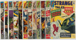 STRANGE TALES WITH THE HUMAN TORCH/DR. STRANGE LOT OF 17 ISSUES.