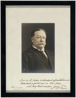 WILLIAM H. TAFT SIGNED AND INSCRIBED PHOTO FROM 1920.